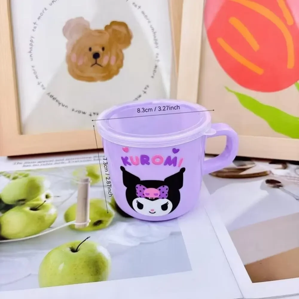 #6332 Hello Kitty & Friends - Pompompurin 5D Melamine Small Cup with lid